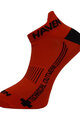 HAVEN шкарпетки щиколотки - SNAKE SILVER NEO 2PAK - червоний/чорний