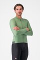 CASTELLI зимова футболка з довгим рукавом - ESPRESSO THERMAL - зелений