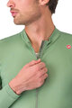 CASTELLI зимова футболка з довгим рукавом - ESPRESSO THERMAL - зелений