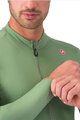 CASTELLI зимова футболка з довгим рукавом - ESPRESSO THERMAL - зелений