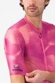 CASTELLI джерсі з коротким рукавом - GIRO ESPRESSO - рожевий