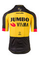 AGU джерсі з коротким рукавом - JUMBO-VISMA 2021 - чорний/жовтий