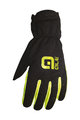 ALÉ рукавички з довгими пальцями - WINTER - čierna/žltá