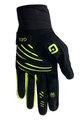 ALÉ рукавички з довгими пальцями - WINDPROTECTION - чорний/жовтий