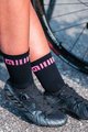 ALÉ класичні шкарпетки - LOGO Q-SKIN  - чорний/рожевий