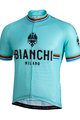 BIANCHI MILANO джерсі з коротким рукавом - NEW PRIDE - чорний/зелений
