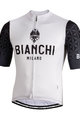 BIANCHI MILANO джерсі з коротким рукавом - PEDASO - чорний/білі