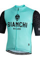 BIANCHI MILANO джерсі з коротким рукавом - PEDASO - чорний/синій
