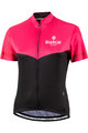BIANCHI MILANO джерсі з коротким рукавом - GINOSA LADY - чорний/рожевий