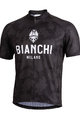 BIANCHI MILANO джерсі з коротким рукавом - PRIOLO MTB - чорний