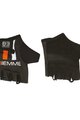 Biemme рукавички - STRAPS - чорний/помаранчевий/білі