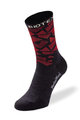 BIOTEX класичні шкарпетки - MERINO - červená/čierna