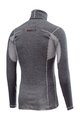 CASTELLI футболка з довгим рукавом - FLANDERS WARM NECK - сірий