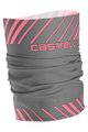 CASTELLI краватка - ARRIVO 3 THERMO - сірий/рожевий