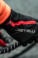 CASTELLI рукавички з довгими пальцями - SPETTACOLO ROS - чорний