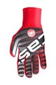 CASTELLI рукавички з довгими пальцями - DILUVIO C - червоний