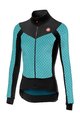 CASTELLI зимова футболка з довгим рукавом - SFIDA LADY WINTER - світло-блакитний/чорний