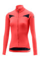 CASTELLI зимова футболка з довгим рукавом - SINERGIA LADY WINTER - рожевий