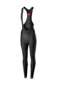 CASTELLI довгі штани з підтяжками - VELOCISSIMA LADY WNT - чорний