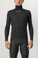 CASTELLI футболка з довгим рукавом - FLANDERS WARM NECK - чорний