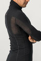 CASTELLI футболка з довгим рукавом - FLANDERS WARM NECK - čierna