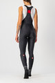 CASTELLI довгі штани з підтяжками - VELOCISSIMA LADY WNT - чорний