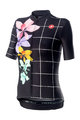 CASTELLI джерсі з коротким рукавом - FIORITA LADY - чорний
