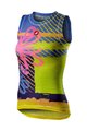 CASTELLI футболка без рукавів - PRO MESH W LADY - багатоколірний/рожевий