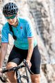 CASTELLI джерсі з коротким рукавом - CLIMBER'S 2.0 LADY - бірюза/синій