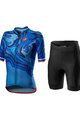 CASTELLI джерсі з коротким рукавом і шорти - CLIMBER'S 2.0 - синій/чорний