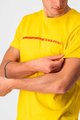 CASTELLI футболка з коротким рукавом - VENTAGLIO TEE - жовтий