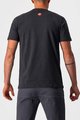 CASTELLI футболка з коротким рукавом - MAURIZIO TEE - чорний/сірий