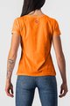 CASTELLI футболка з коротким рукавом - BELLAGIO TEE LADY - помаранчевий