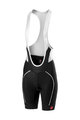 CASTELLI нагрудні шорти - VELOCISSIMA LADY - чорний/білі