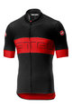 CASTELLI джерсі з коротким рукавом - PROLOGO VI - червоний/чорний