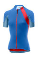 CASTELLI джерсі з коротким рукавом - SCHEGGIA 2.0 LADY - синій/червоний