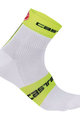 CASTELLI шкарпетки - FREE 6 - білі/жовтий