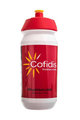 фляга - COFIDIS 2018 550 ml - білі/червоний