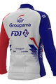 ALÉ зимова футболка з довгим рукавом - GROUPAMA FDJ 2021 - червоний/синій/білі
