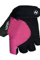 HAVEN рукавички без пальців - KIOWA SHORT - чорний/рожевий
