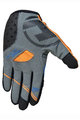HAVEN рукавички з довгими пальцями - SINGLETRAIL LONG - чорний/помаранчевий
