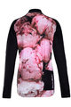 HOLOKOLO зимова футболка з довгим рукавом - PEONY LADY WINTER - čierna/ružová
