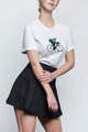 NU. BY HOLOKOLO футболка з коротким рукавом - BEHIND BARS - білі/зелений