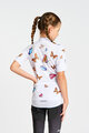 HOLOKOLO джерсі з коротким рукавом - BUTTERFLIES KIDS - білі/багатоколірний