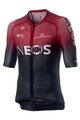 CASTELLI джерсі з коротким рукавом - INEOS 2020 - чорний/червоний