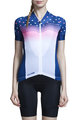 MONTON джерсі з коротким рукавом - STARRY LANES LADY - білі/синій