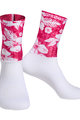 MONTON класичні шкарпетки - WILDFLOWER - білі/червоний
