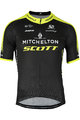 GIORDANA джерсі з коротким рукавом - MITCHELTON-SCOTT '20 - чорний/жовтий