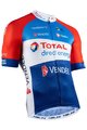 NALINI джерсі з коротким рукавом - DIRECT ENERGIE 2020 - білі/синій/червоний