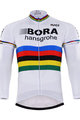 літній трикотаж з довгим рукавом - BORA UCI 2017 SUMMER - білі/багатоколірний